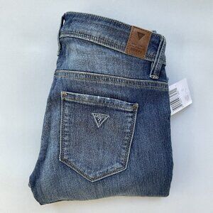 Guess Women’s Comfort Skinny Jeans Super Stretch Jeggings Fit Distressed Size 24